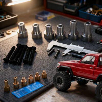HUAHUAEnhanced Height Modification Parts For 1/12 Big Wheel