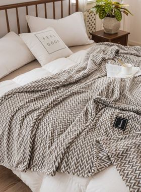 Bamboo fiber waffle washed summer cool blanket towel blank