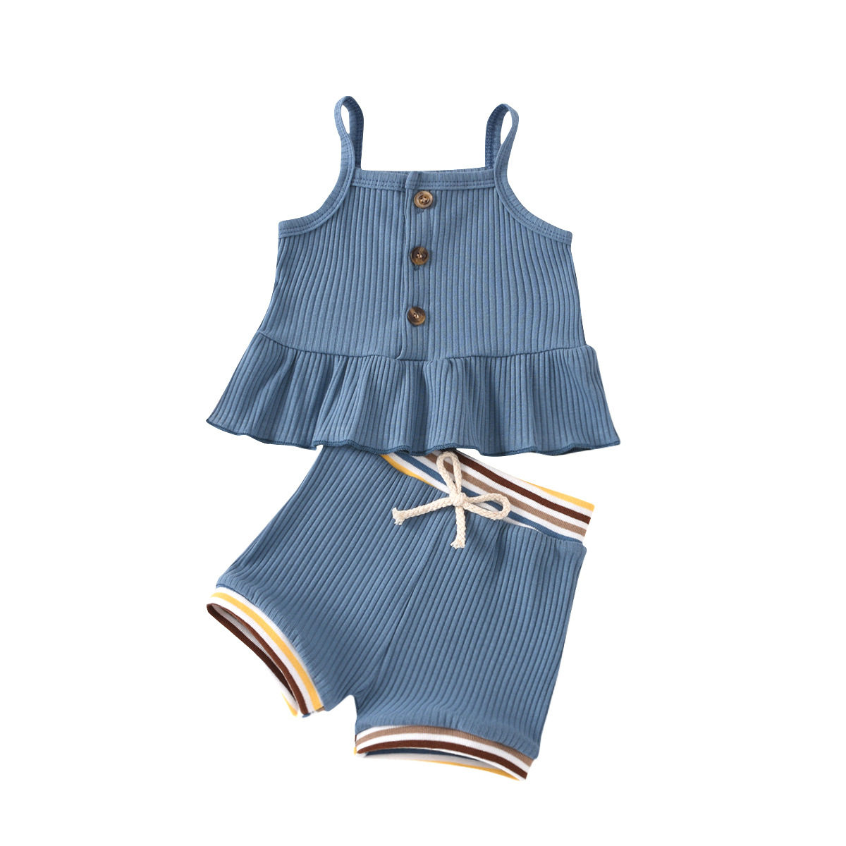 cotton casual summer newborn baby boys girls outfits suit ri
