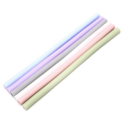 Openable Silicone Straw Set Milkshake Washable Reusable Smoo