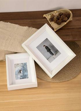 Nordic simple wooden photo frame square picture frames 相框