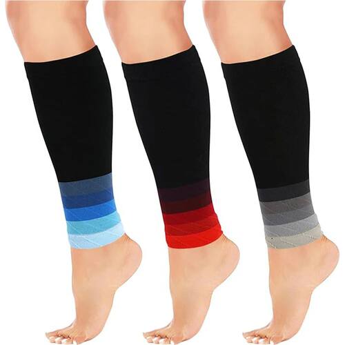 Cycling Leg Protection 1Pair Calf Compression Sleeve for Wom