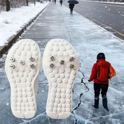 HUAHUAIce Fishing Crampons, Adults Anti-slip Shoe Guards, Mo