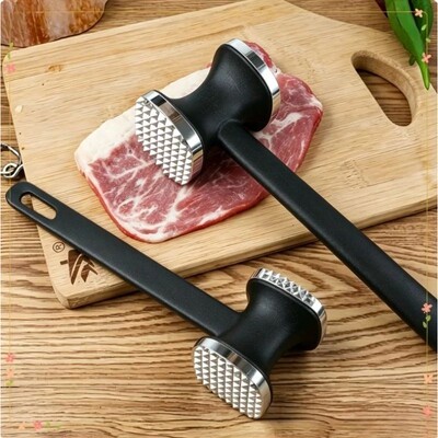 Heavy Duty Kitchen Meat Tenderizer Hammer, Stainless Steel H
