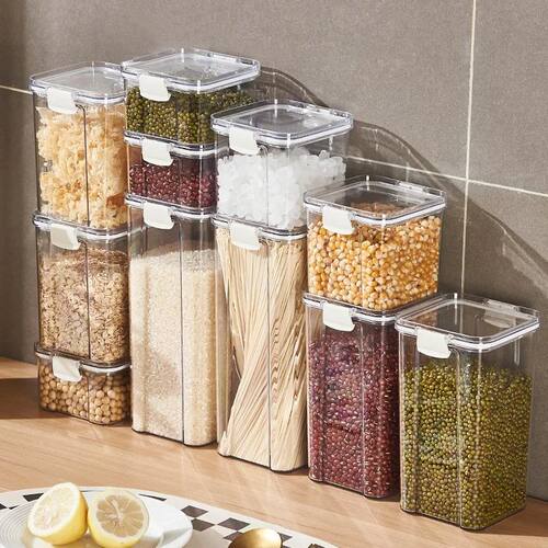 Grain Sealed Jars Fresh-keeping Box Large Capacity Kitchen O