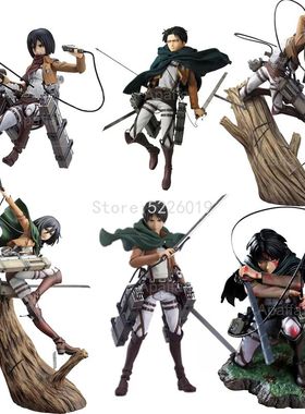 28cm Attack on Titan Levi Ackerman Anime Figure ARTFX J Mika