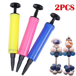 2pcs Quick Balloon Pump Hand Push Air Inflation Balloon Pump