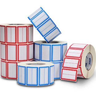 Tag Name Labels 1000 Sticke Colorful Stickers Plain