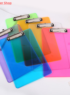 A4 Translucent Plastic Clipboard Writing Splint Hanging Fol