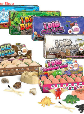 Educational Toys Dinosaur Eggs Archaeological Dig Kit Gemsto