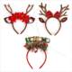 headband antler hair Christmas clip headband头箍