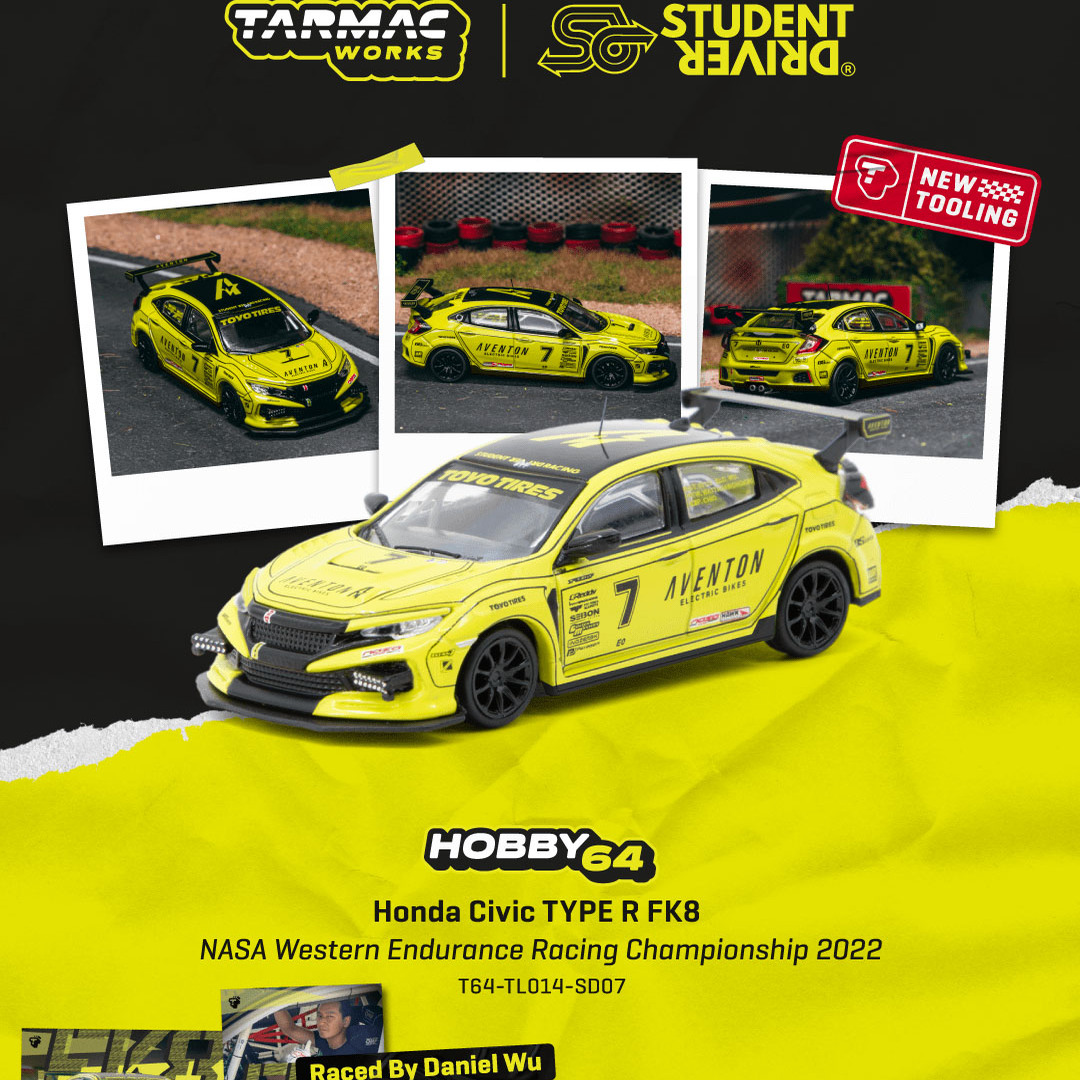 Tarmac Works 1:64 本田Honda Civic TYPE R FK8 T64-TL014-SD07