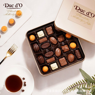 O迪克多精选什锦夹心巧克力糖果零食情人节礼盒 比利时进口Duc