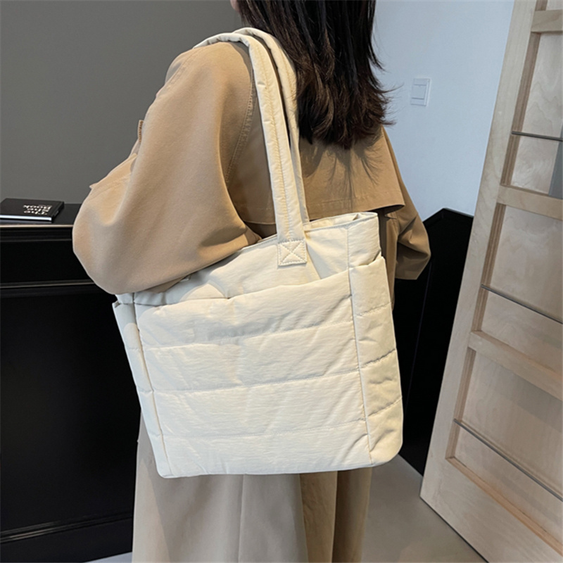 新款秋冬棉服单肩包大容量休闲