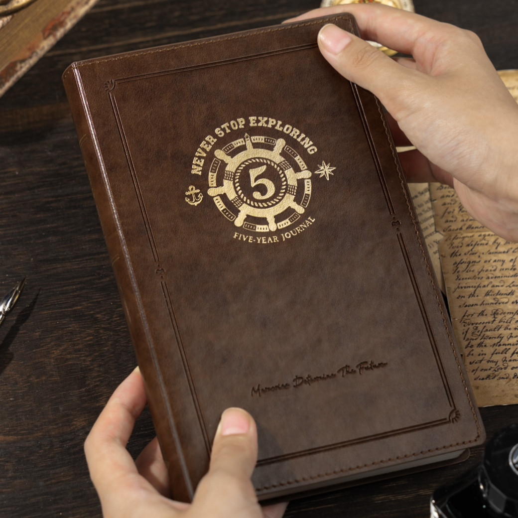 五年日记 五周年纪念款 暮棕 日记本 五年日程本 礼物,文具电教/文化用品/商务用品,手帐/日程本/计划本,淘宝优惠券,粉丝福利购,淘宝优惠卷