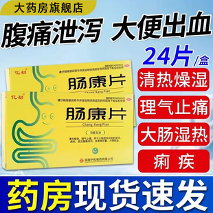亿劲肠康片24片治疗大肠湿热泄泻腹泻急慢性结肠炎细菌性痢疾腹痛