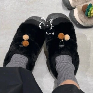 diy科恩小羊蹄圣诞装饰串珠ins韩国登山鞋勃肯鞋毛球keen配件挂件