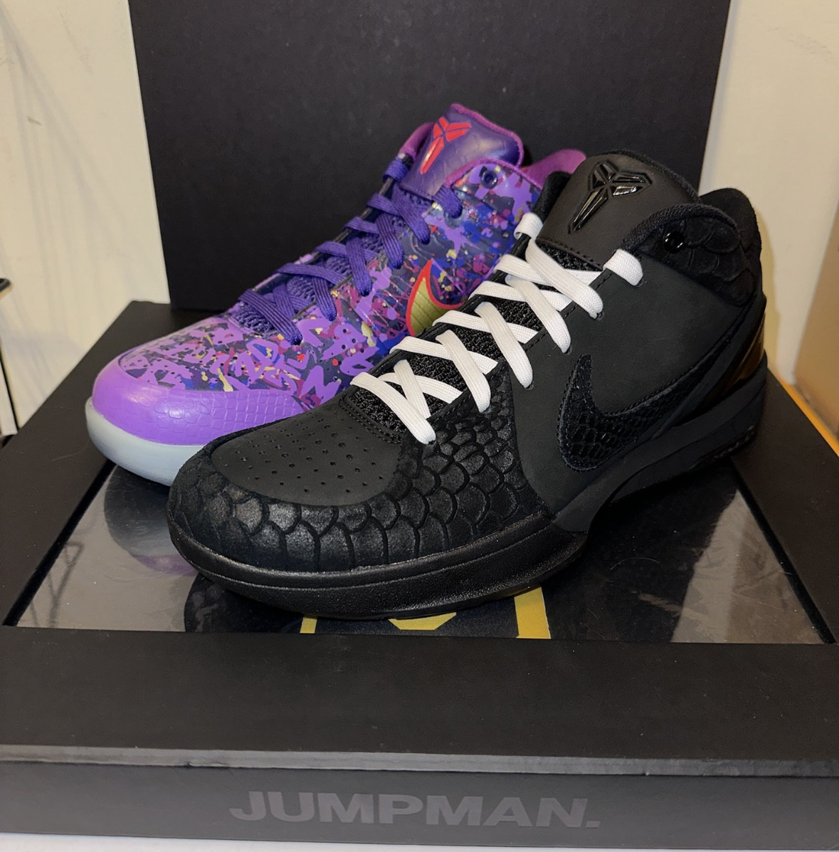 适配kobe4黑曼巴科比4毒液科比6黑白色鞋带篮球鞋6mm非原装扁鞋绳