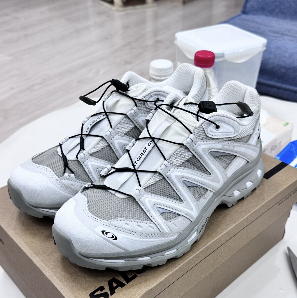 适配salomon萨洛蒙2MM无弹quest鞋带2.5快速免系绑鞋带扣反光xt6