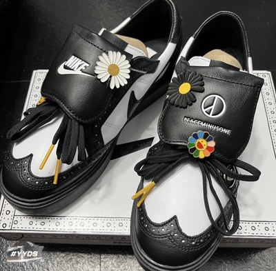 适配权志龙3.0鞋扣4.0配件PEACEMINUSONE NikeKwondo1小雏菊配饰