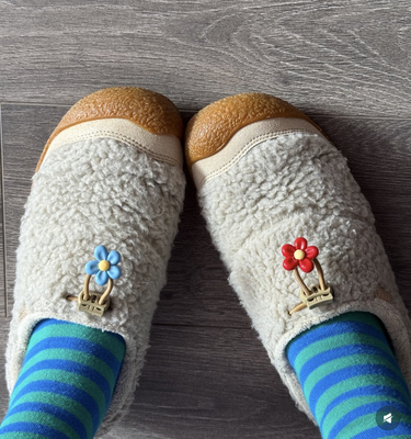 科恩小羊蹄花朵鞋花鞋带扣keen春天小花勃肯鞋装饰爱心少女鞋挂件