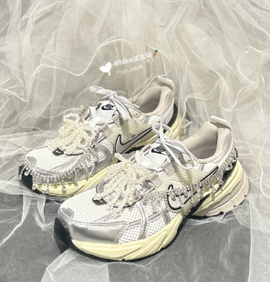 ins韩国蝴蝶结珍珠鞋扣适配耐克鞋子v2k装饰小众鞋花鞋带扣配饰