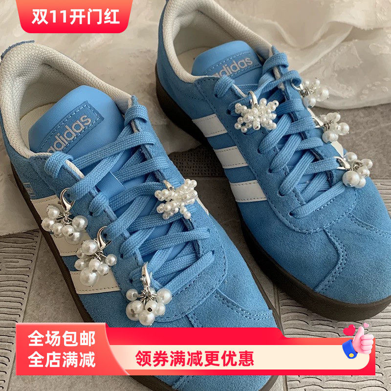 超仙珍珠鞋扣韩版新款运动鞋串花鞋花百搭diy鞋子装饰鞋带配饰女