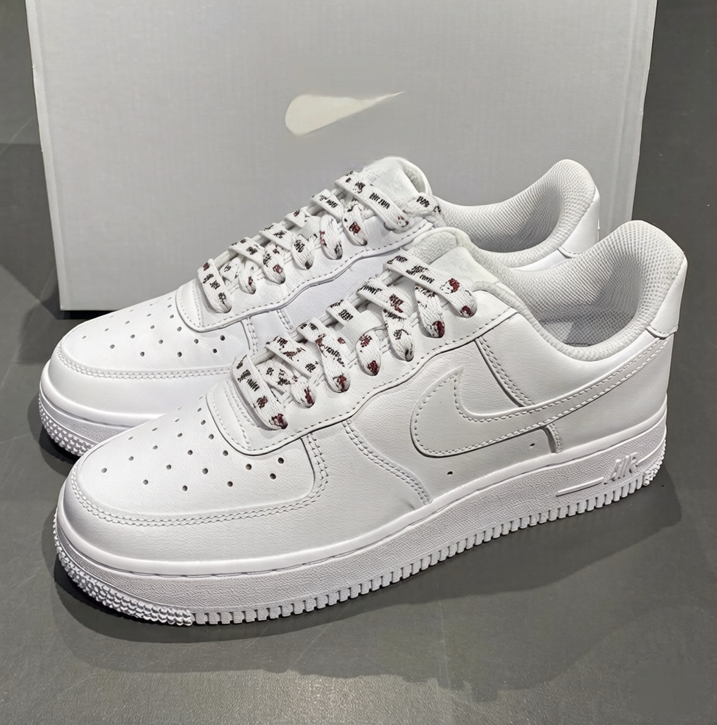 适用于耐克空军一号hellokitty凯蒂猫图案af1小白鞋aj1卡通鞋带绳