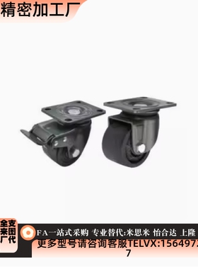 CGK01/CGL01/CGL02-D50/D63/D75/D100尼龙万向怡合达重载脚轮