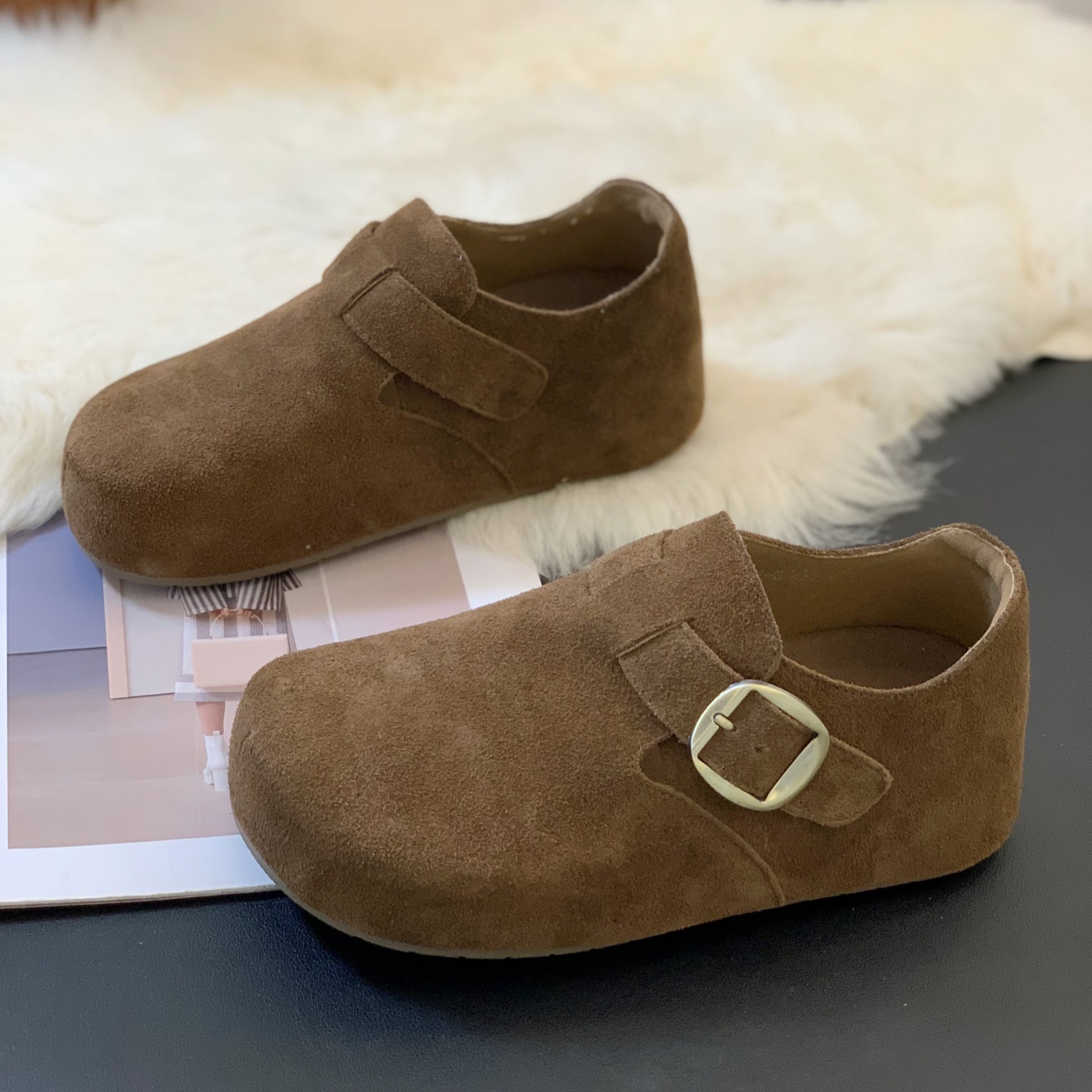 厚底轻便简约百搭时尚复古勃肯鞋