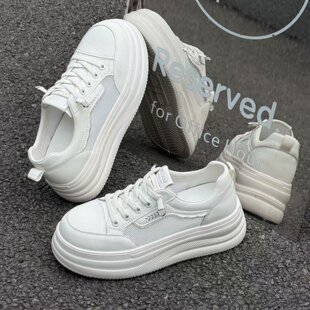 厚底韩版增高单网透气小白鞋女2026夏季新款轻便学生百搭休闲板鞋