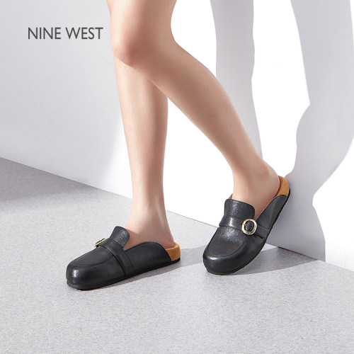 NineWest/玖熙真皮勃肯鞋女