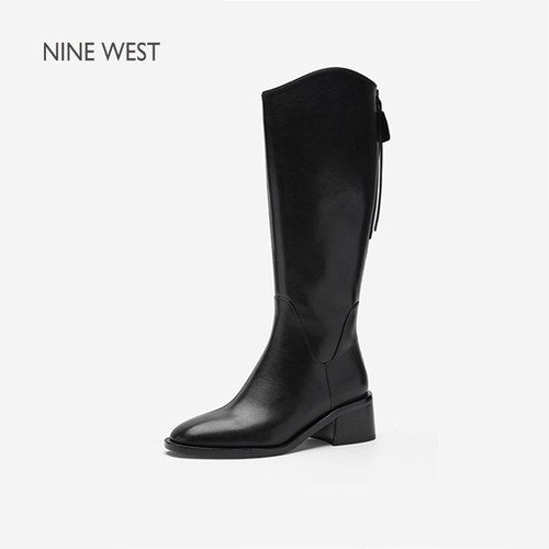 NineWest玖熙骑士靴女士长筒靴子