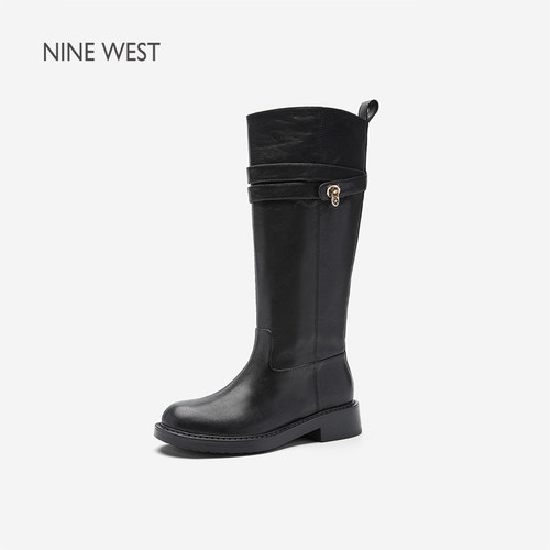 NineWest玖熙长靴女高筒骑士靴女