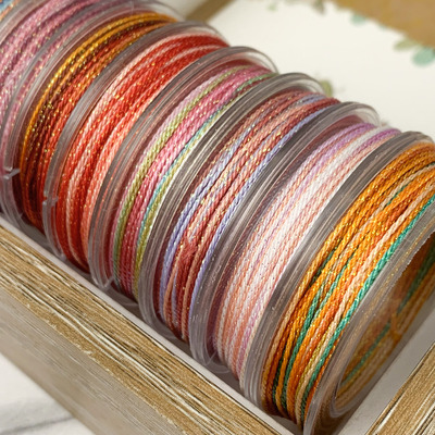 9股0.5mm星空闪线渐变段染线