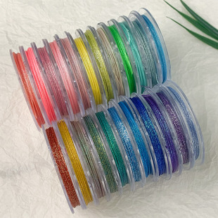 0.5洒金宽扁蜡线20米装手工编织吊坠包石macrame手链编绳diy线材