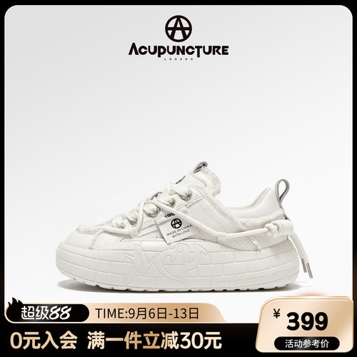 ACUPUNCTURE/爱克佩特圈A时尚面包鞋个性原创休闲鞋女厚底情侣款