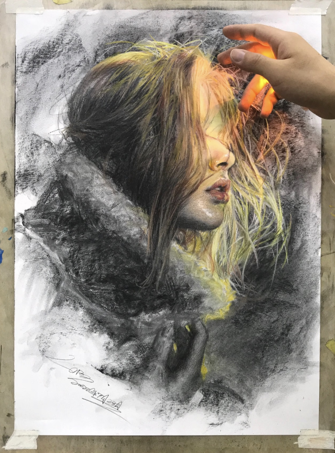 素描画像定制手绘彩铅画代画人物头像定制/手绘真人漫
