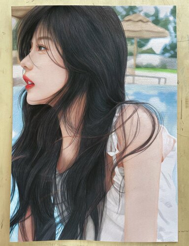 素描画像定制手绘彩铅代画人物画肖像画真人照片转画头像画
