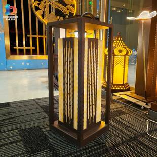 草坪灯户外庭院接电LED灯不锈钢拉丝加仿云石灯罩高端别墅景观灯