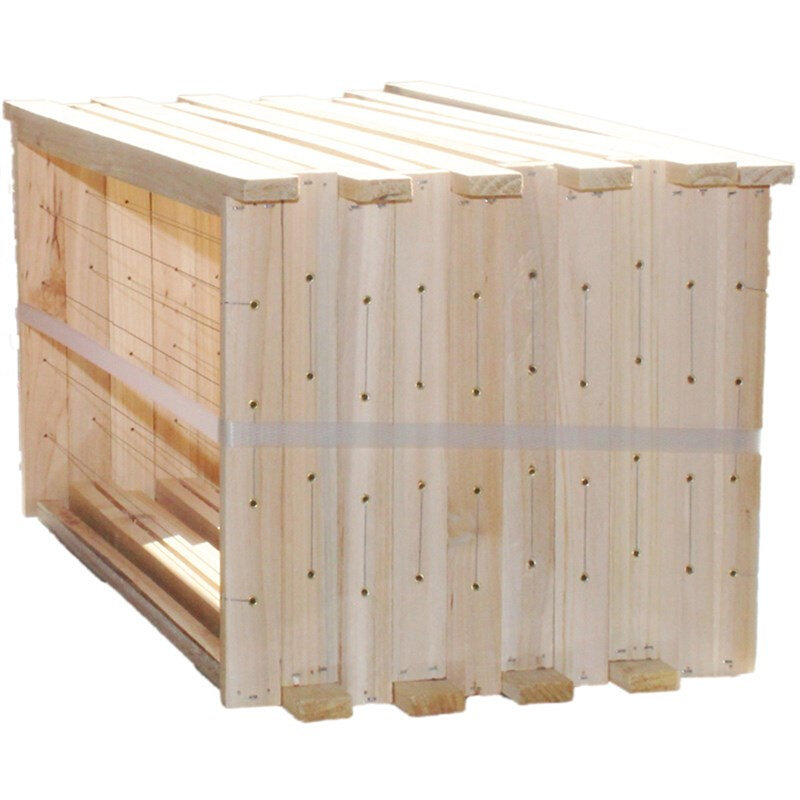 蜜蜂半成品中蜂巢框意蜂箱全套杉木养蜂工具标准巢础巢基