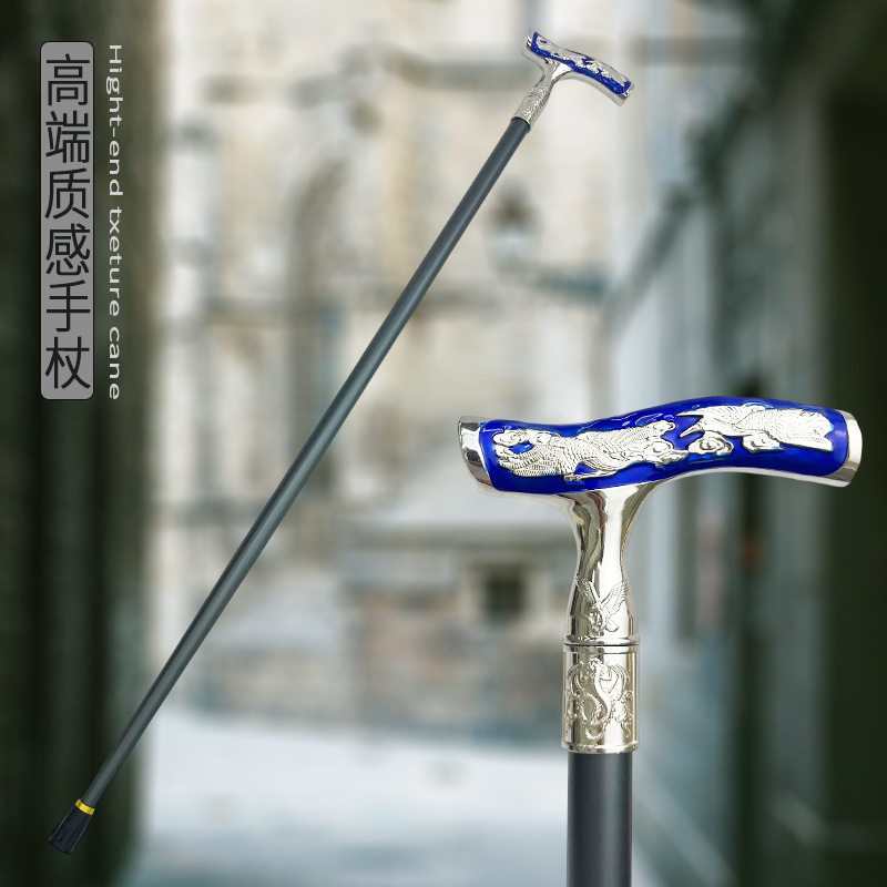 跨境热销徒步户外登山杖老年人助步行走专用拐杖厂家直销绅士手杖
