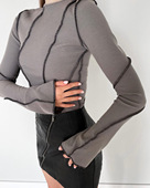 sleeve pit women Flare long top shirt