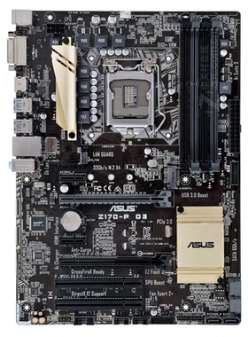 Asus/华硕Z170-P D3台式机主板1151针脚一键超频TPU一键加速 库存