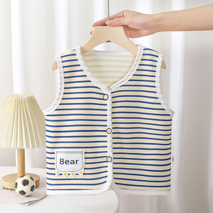 儿童加绒马甲秋冬新款厂家宝宝坎肩婴儿上开衫衣保暖男女童装加厚