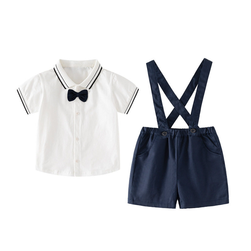 男生日一周岁宴礼服夏天男童抓周主持人西装套装宝宝演出服夏装