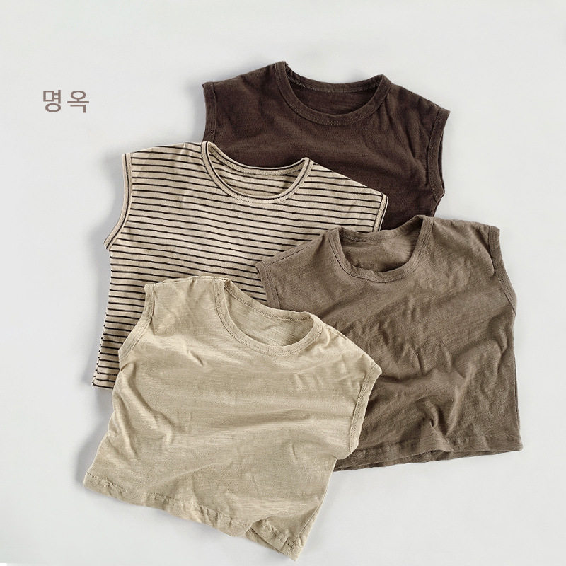 透气清凉小宝宝棉儿童薄款背心男女童新款竹节内塔坎肩2026韩版潮