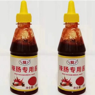 横山辣肠辣酱500克陕西风味小吃辣肠辣酱260克炸肠烤肠辣椒酱小吃