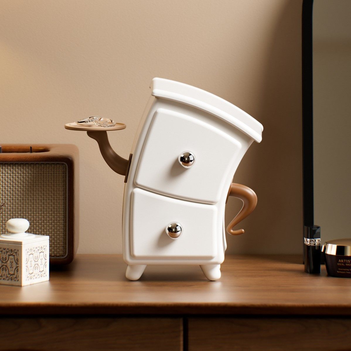 稀奇古怪的桌面抽屉收纳盒玄关遥控钥匙小杂物盒子塑料工位整理盒,居家布艺,收纳盒,淘宝优惠券,粉丝福利购,淘宝优惠卷