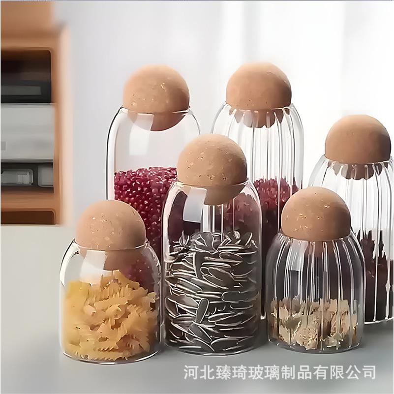 玻璃瓶子圆球密封罐罐头